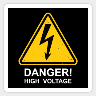 High Voltage Danger Sign Magnet